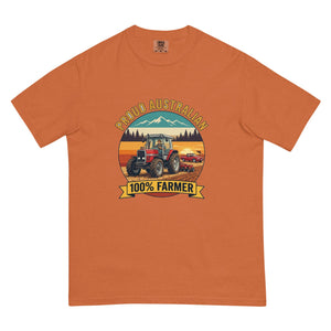 The Tractor Mugs Store Yam Massey Ferguson 3075 PROUD AUSTRALIAN 100% FARMER Outdoor | Unisex Premium T-shirt Quality Farmers Merch