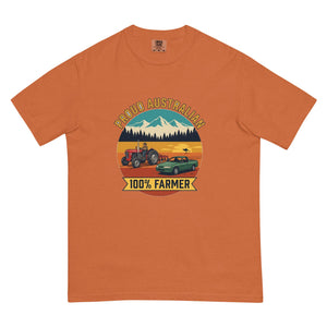 The Tractor Mugs Store Yam Massey Ferguson 35X PROUD AUSTRALIAN 100% FARMER Outdoor | Unisex Premium T-shirt Quality Farmers Merch
