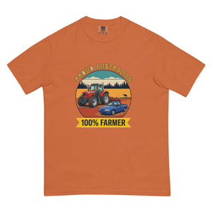 The Tractor Mugs Store Yam Massey Ferguson 6480 PROUD AUSTRALIAN 100% FARMER Outdoor | Unisex Premium T-shirt Quality Farmers Merch