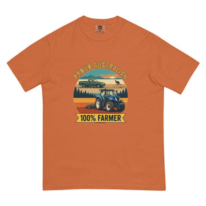 The Tractor Mugs Store Yam New Holland T7.210 PROUD AUSTRALIAN 100% FARMER Outdoor | Unisex Premium T-shirt Quality Farmers Merch