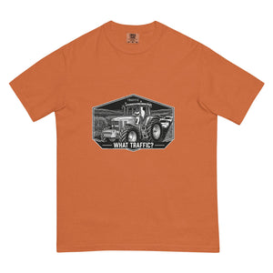 The Tractor Mugs Store Yam / S John Deere 7810 TRAFFIC WHAT TRAFFIC? Moose | Unisex Premium T-shirt Quality Farmers Merch