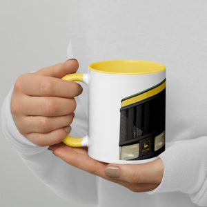 The Tractor Mugs Store Yellow / 11 oz John Deere 7810 Bonnet | Oil Painting Mug with Color Inside Quality Farmers Merch
