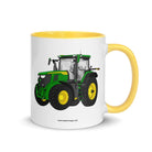 The Tractor Mugs Store Yellow / 11 oz John Deere 7R 350 Auto Power | Mug with Color Inside Quality Farmers Merch