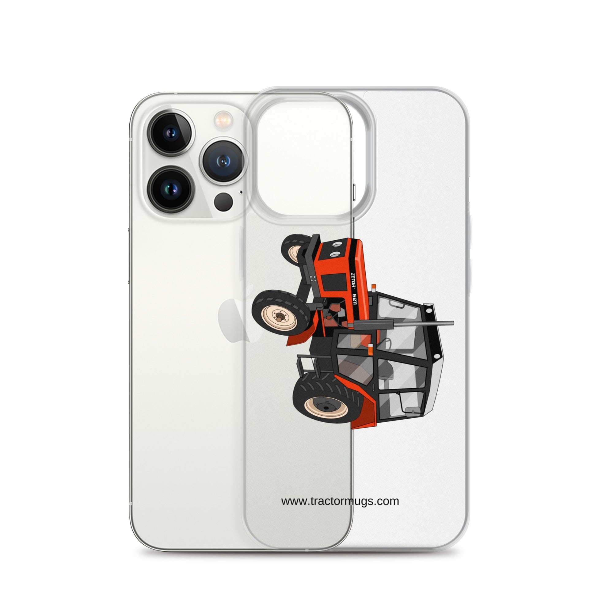 The Tractor Mugs Store Zetor 5211 | Clear Case for iPhone® Quality Farmers Merch