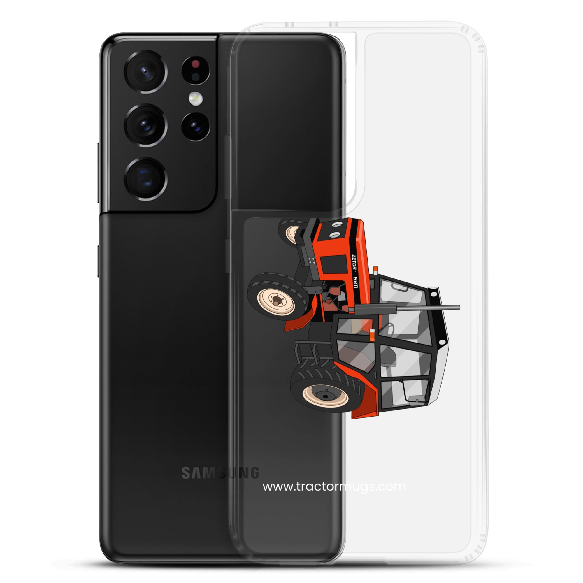 The Tractor Mugs Store Zetor 5211 | Clear Case for Samsung® Quality Farmers Merch