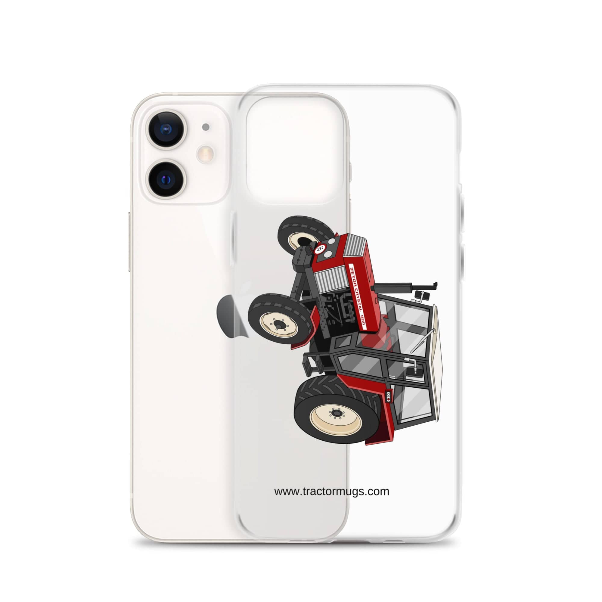 The Tractor Mugs Store Zetor Crystal 8011 | Clear Case for iPhone® Quality Farmers Merch