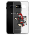 The Tractor Mugs Store Zetor Crystal 8011 | Clear Case for Samsung® Quality Farmers Merch