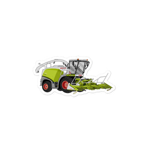 The Tractors Mugs Store 4″×4″ Class Jaguar 860 Forage Harvester Bubble-free stickers Quality Farmers Merch