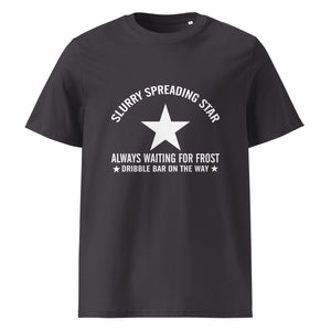 The Tractors Mugs Store Anthracite / S Slurry Speading Star Unisex organic cotton t-shirt Quality Farmers Merch