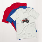 The Tractors Mugs Store Ash / S Massey Ferguson 590 4WD Unisex t-shirt Quality Farmers Merch