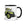 The Tractors Mugs Store Black MB Trac 1500 Mug with Color Inside Quality Farmers Merch
