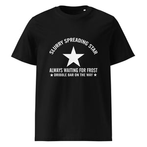 The Tractors Mugs Store Black / S Slurry Speading Star Unisex organic cotton t-shirt Quality Farmers Merch