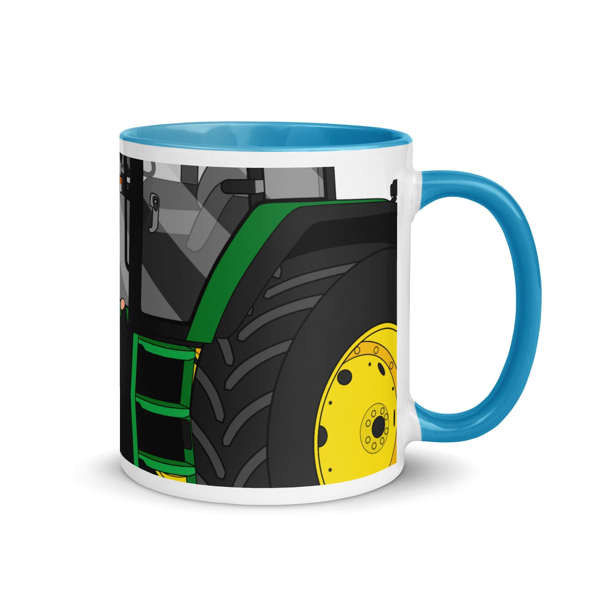 The Tractors Mugs Store Blue John Deere 7810 2.0 Mug with Color Inside Quality Farmers Merch