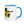 The Tractors Mugs Store Blue New Holland CR Combine Harvester (2004) 2.0 Mug with Color Inside Quality Farmers Merch