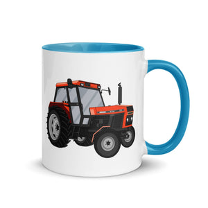 The Tractors Mugs Store Blue Ursus 1222 Mug with Color Inside Quality Farmers Merch