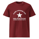 The Tractors Mugs Store Burgundy / S Slurry Speading Star Unisex organic cotton t-shirt Quality Farmers Merch
