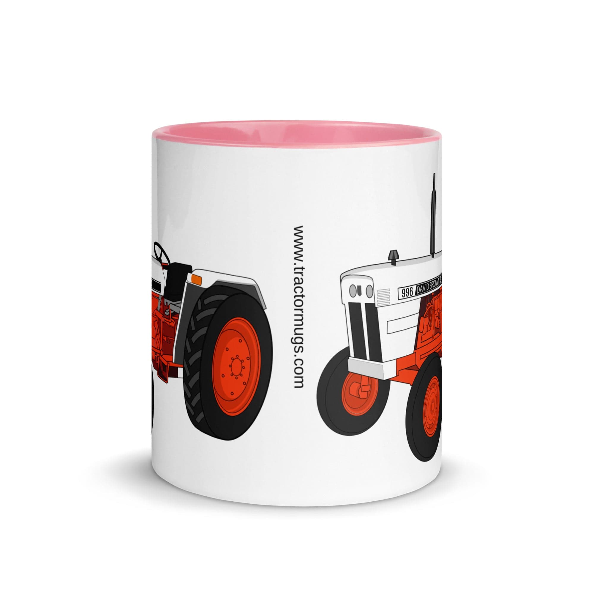 The Tractors Mugs Store Case David Brown 996 (1974) Mug with Color Inside Quality Farmers Merch