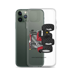 The Tractors Mugs Store Case IH Maxxum 150 Activedrive 8 Clear Case for iPhone® Quality Farmers Merch