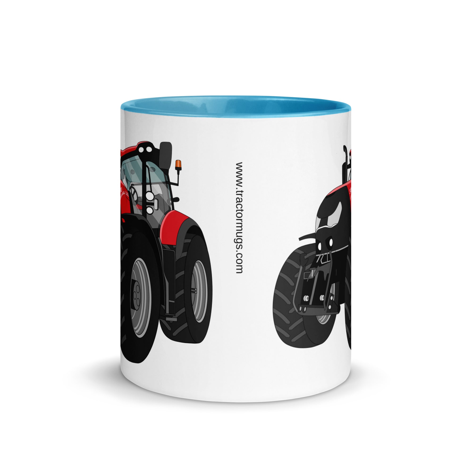 The Tractors Mugs Store Case IH Optum 300 CVX Mug with Color Inside Quality Farmers Merch