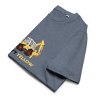 The Tractors Mugs Store Dark Heather Blue / S If She Ain't Yellow JCB Unisex organic cotton t-shirt Quality Farmers Merch