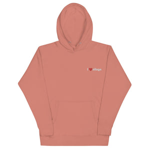 The Tractors Mugs Store Dusty Rose / S I Love Silage Embroidered Unisex Hoodie Quality Farmers Merch