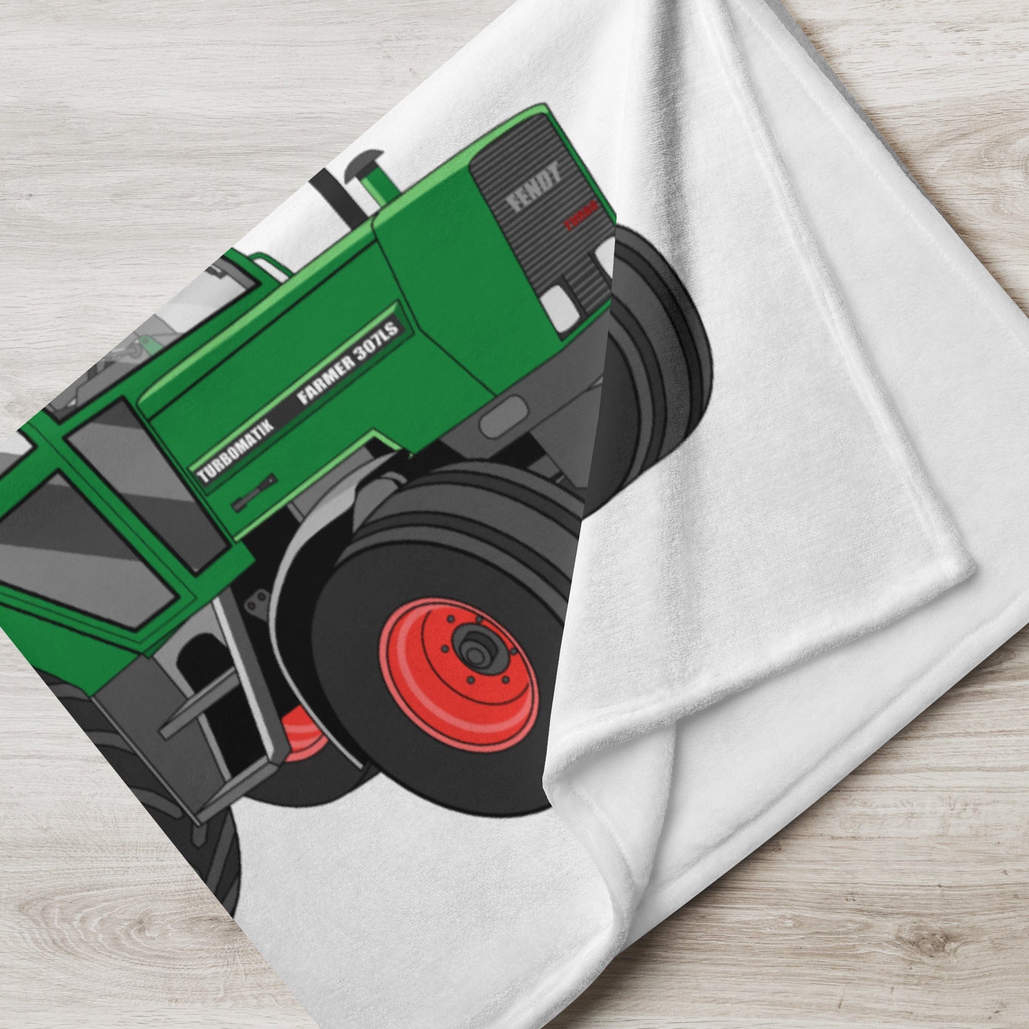 The Tractors Mugs Store Fendt Farmer TURBOMATIK 307 LSA  |  Throw Blanket Quality Farmers Merch