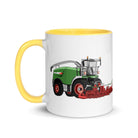 The Tractors Mugs Store Fendt Katana 85 Forage Harvester Mug with Color Inside Quality Farmers Merch