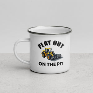 The Tractors Mugs Store Flat Out Enamel Mug Quality Farmers Merch