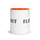 The Tractors Mugs Store Flat Out Mug with Color Inside Quality Farmers Merch