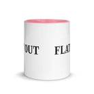 The Tractors Mugs Store Flat Out Mug with Color Inside Quality Farmers Merch