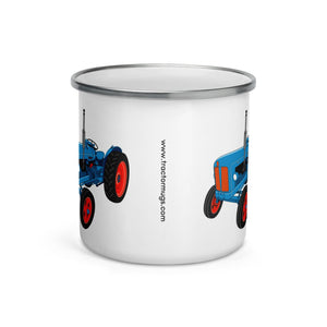 The Tractors Mugs Store Fordson Super Dexta | Enamel Mug Quality Farmers Merch