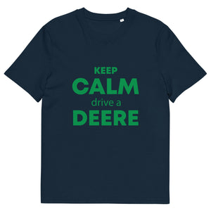 The Tractors Mugs Store French Navy / S Unisex organic cotton t-shirt Quality Farmers Merch