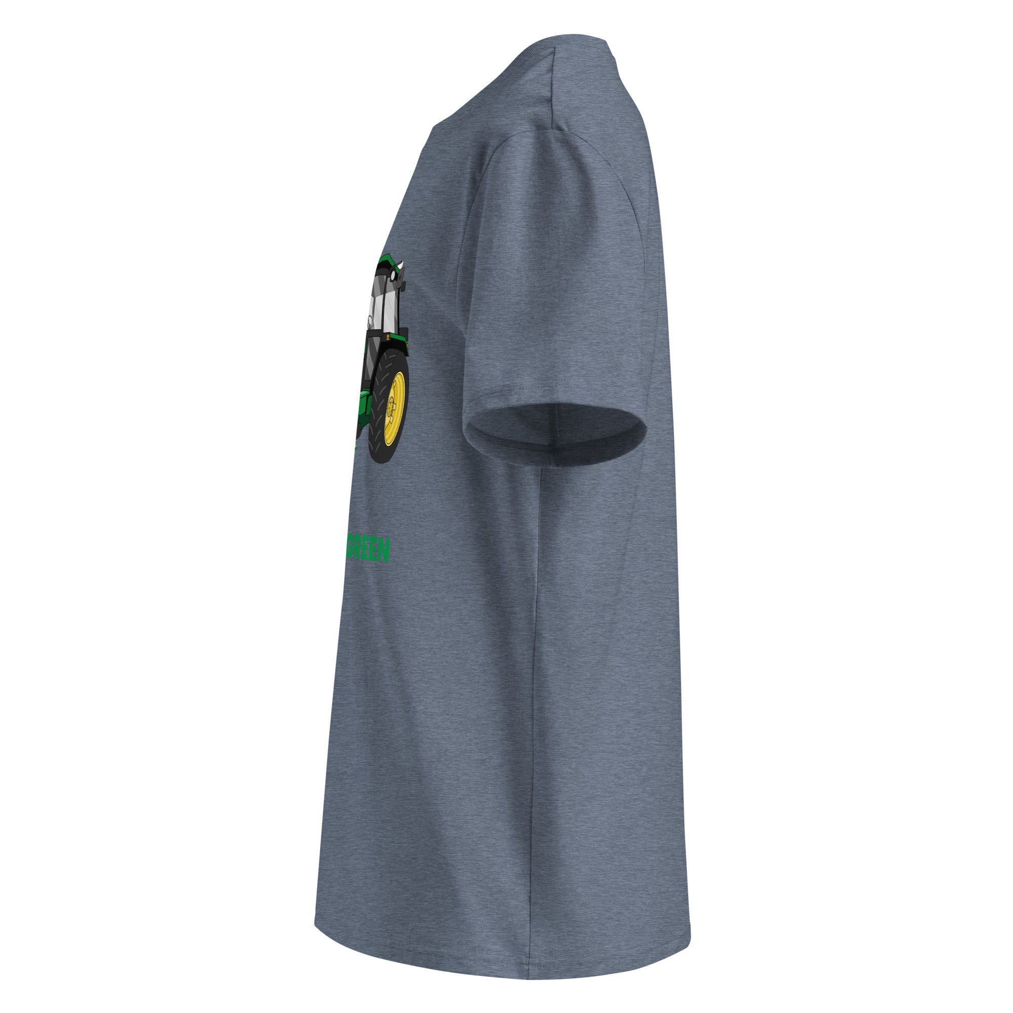 The Tractors Mugs Store If She Ain;t Green Unisex organic cotton t-shirt Quality Farmers Merch