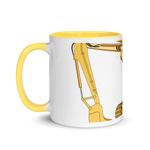 The Tractors Mugs Store JCB 814 Super 2.0 Mug with Color Inside Quality Farmers Merch