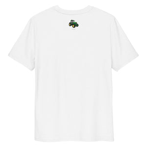 The Tractors Mugs Store John Deere 7710 Unisex organic cotton t-shirt Quality Farmers Merch