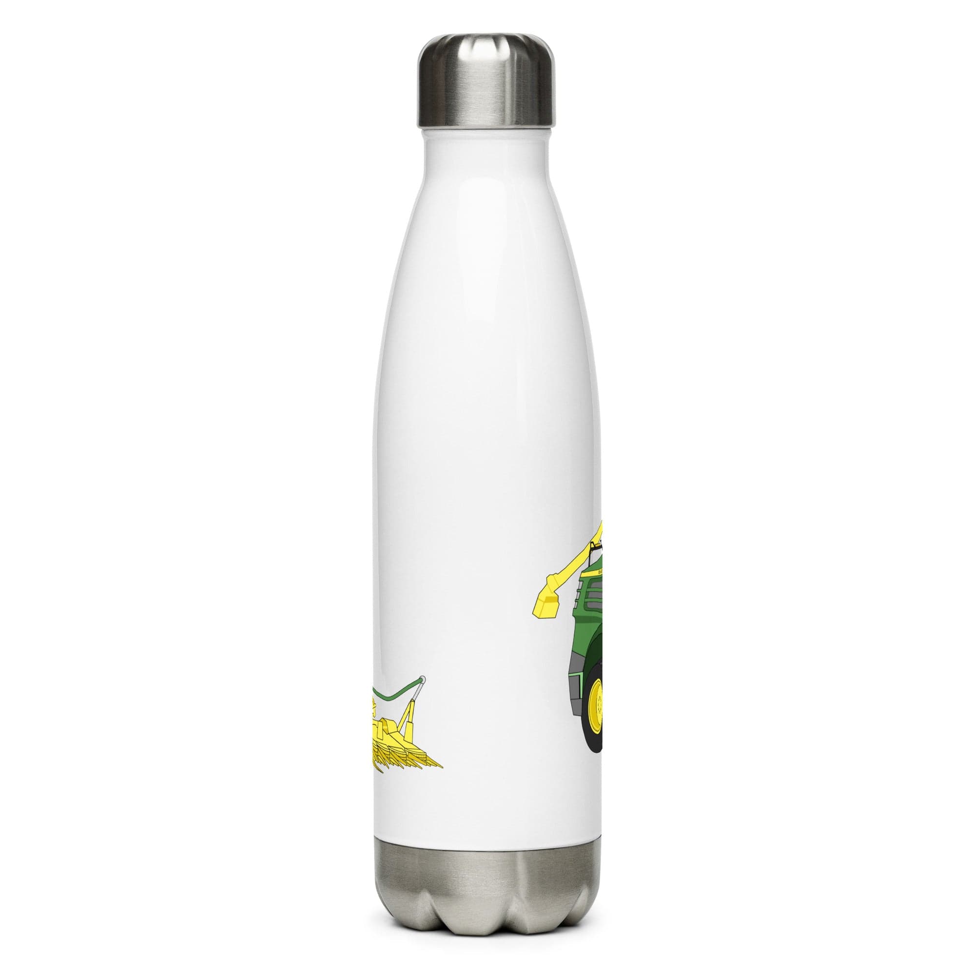 The Tractors Mugs Store John Deere 8500i Forage Harvester Stainless steel water bottle Quality Farmers Merch