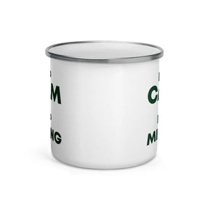 The Tractors Mugs Store KEEP CALM and KEEP MILKING Enamel Mug Quality Farmers Merch