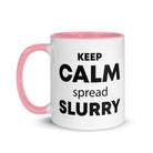 The Tractors Mugs Store KEEP CALM spread SLURRY Mug with Color Inside Quality Farmers Merch