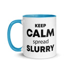 The Tractors Mugs Store KEEP CALM spread SLURRY Mug with Color Inside Quality Farmers Merch