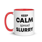 The Tractors Mugs Store KEEP CALM spread SLURRY Mug with Color Inside Quality Farmers Merch