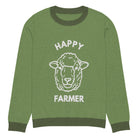 The Tractors Mugs Store L Happy Sheep Farmer Knitted Crew neck sweater Quality Farmers Merch