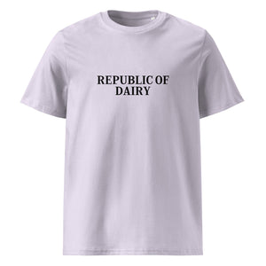 The Tractors Mugs Store Lavender / S Republic of Dairy Unisex organic cotton t-shirt Quality Farmers Merch