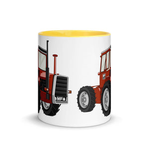 The Tractors Mugs Store Massey Ferguson 1200 Mug with Color Inside Quality Farmers Merch