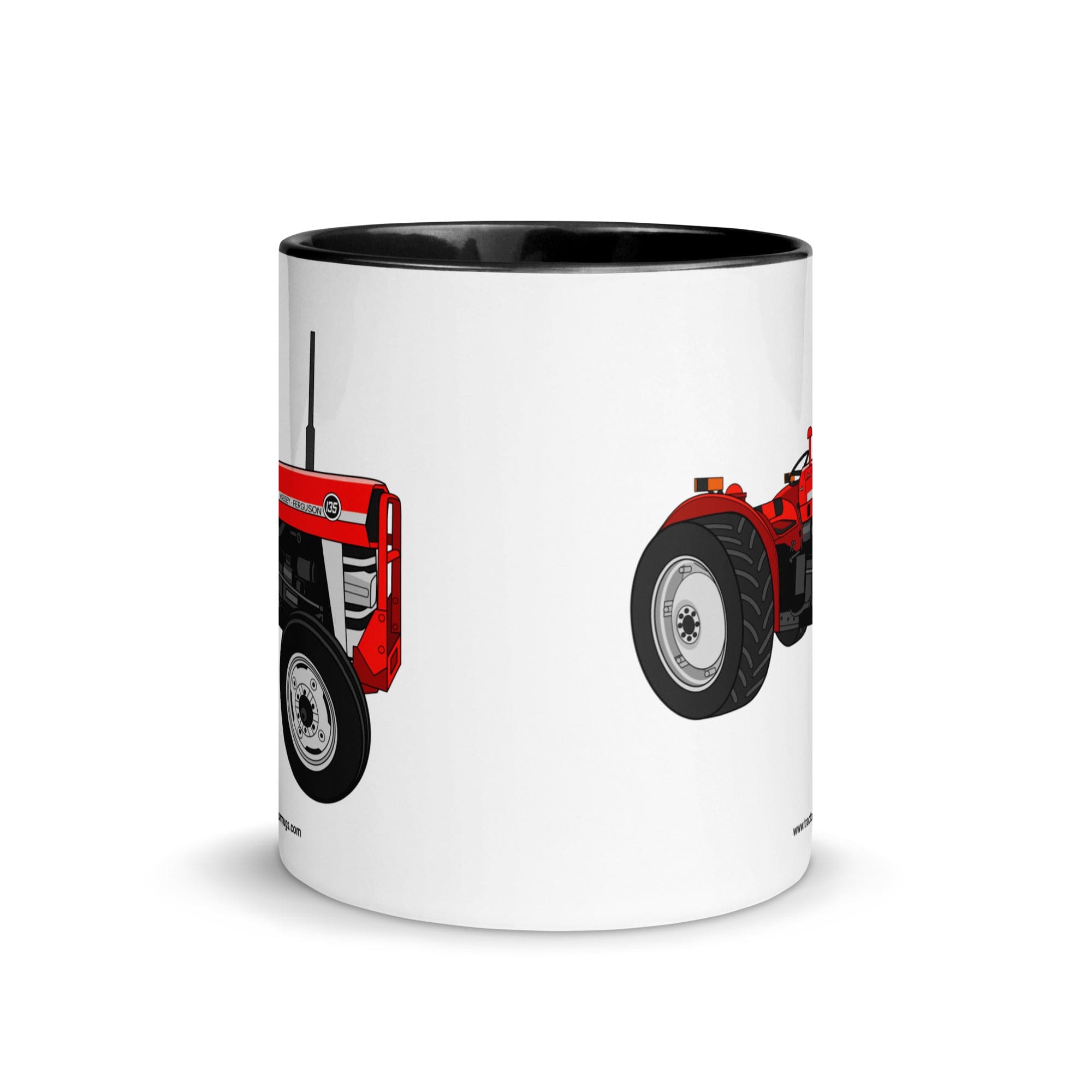 The Tractors Mugs Store Massey Ferguson 135 | Mug with Color Inside Quality Farmers Merch