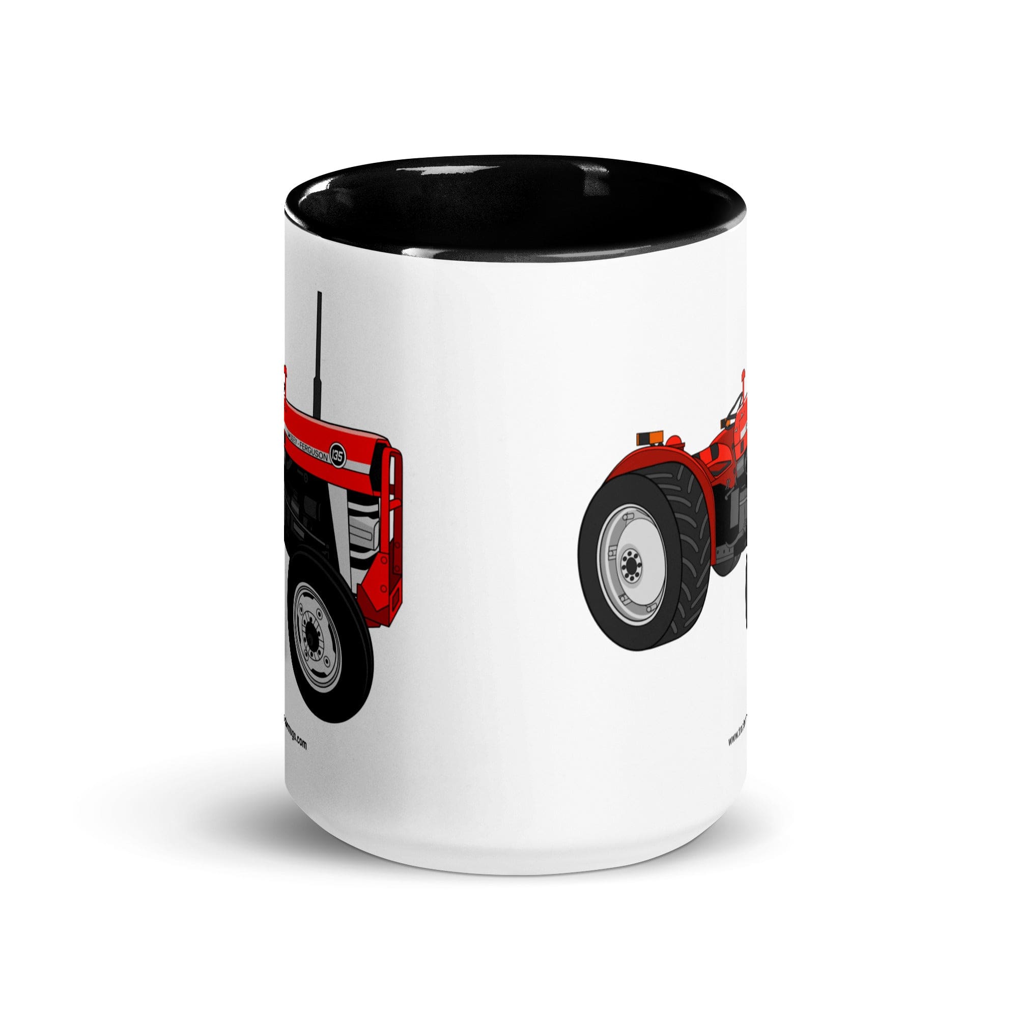The Tractors Mugs Store Massey Ferguson 135 | Mug with Color Inside Quality Farmers Merch