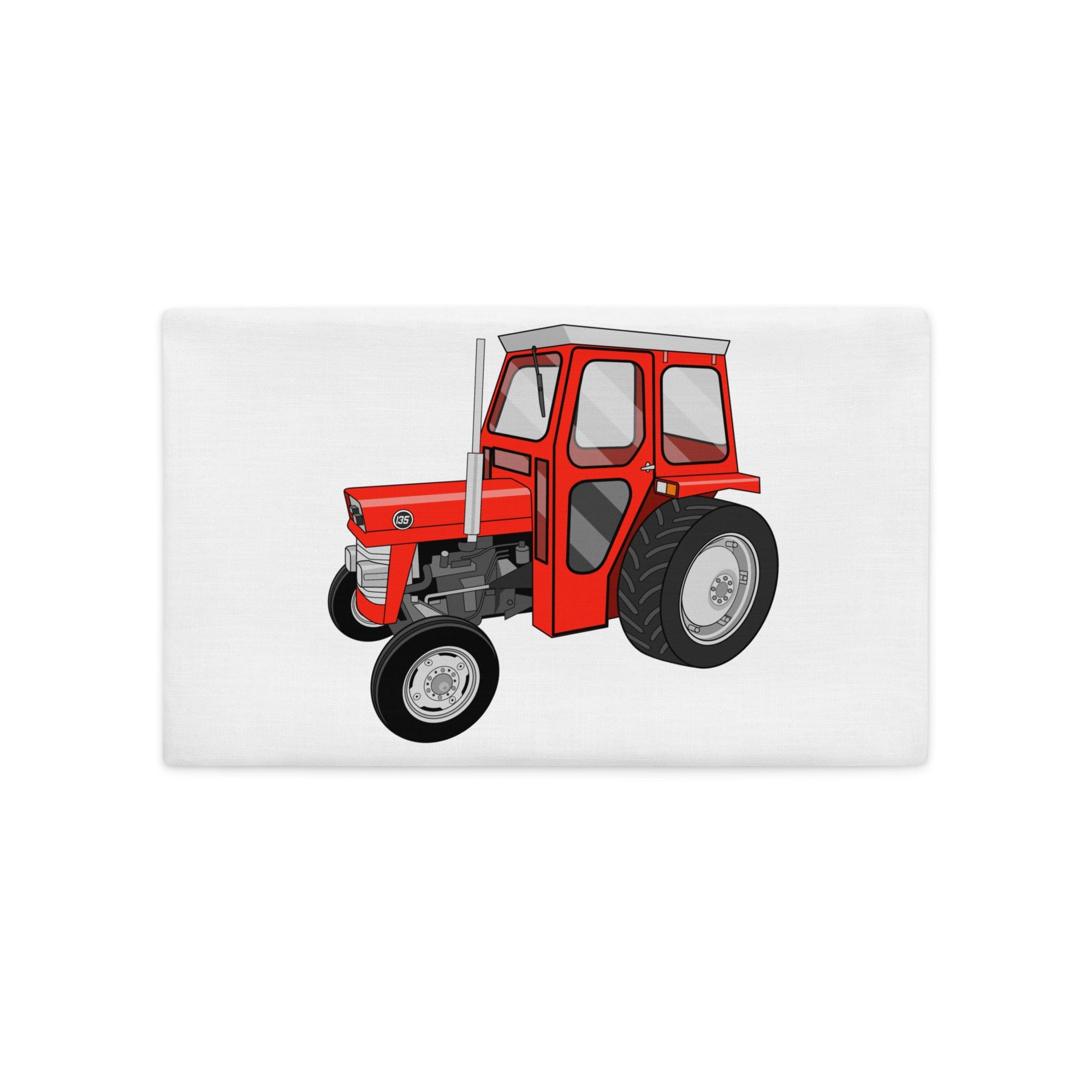 The Tractors Mugs Store Massey Ferguson 135 with cab  |  Premium Pillow Case Quality Farmers Merch