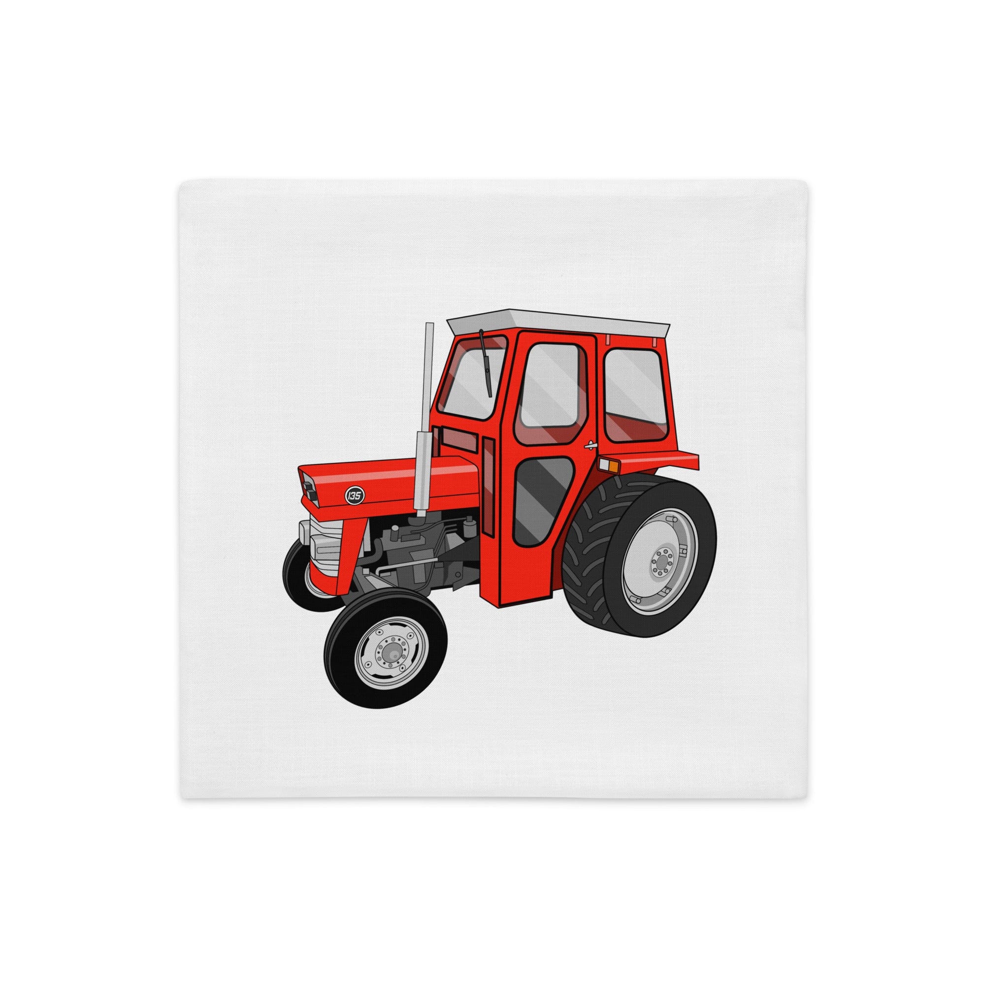 The Tractors Mugs Store Massey Ferguson 135 with cab  |  Premium Pillow Case Quality Farmers Merch