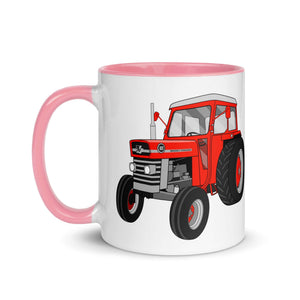 The Tractors Mugs Store Massey Ferguson 165 Mug with Color Inside Quality Farmers Merch