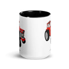 The Tractors Mugs Store Massey Ferguson 185 | Mug with Color Inside Quality Farmers Merch