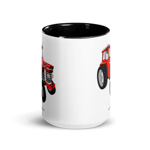 The Tractors Mugs Store Massey Ferguson 185 | Mug with Color Inside Quality Farmers Merch